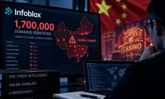 Infoblox Identifies 1.7 Million Domains Linked to Illegal Chinese Casinos